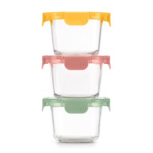 Color Lock® Glass 2 Cup Round 6pc Set