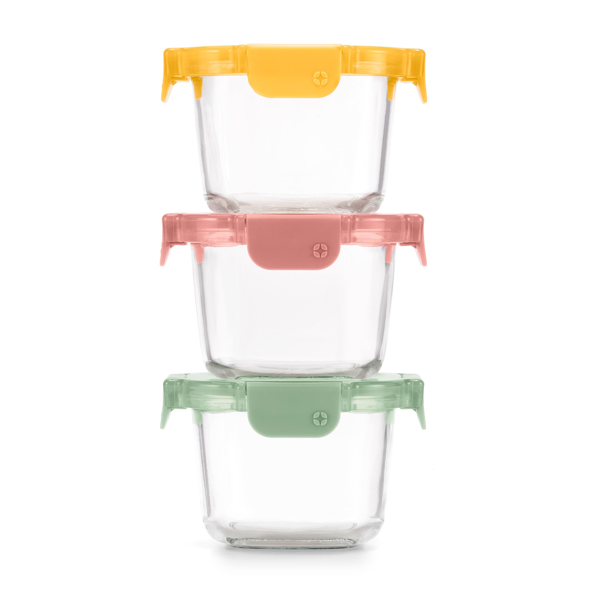 Color Lock® Glass 2 Cup Round 6pc Set