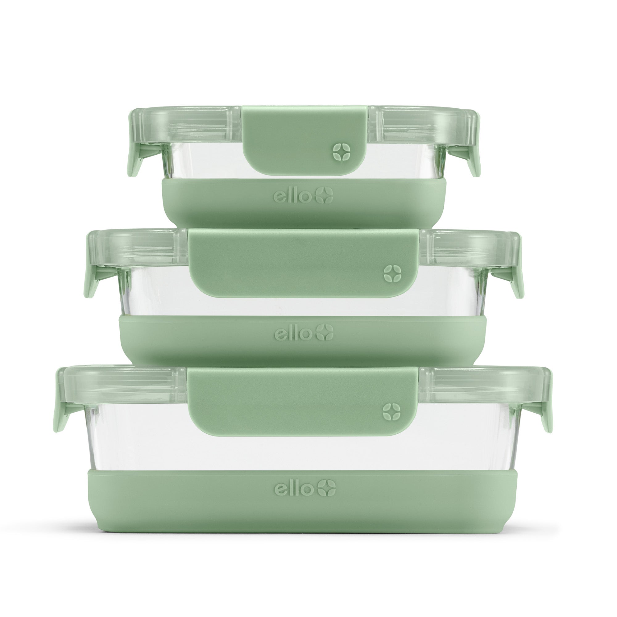 Ello Duraglass Refresh™ 6pc Mixed Food Storage Set - Image 3
