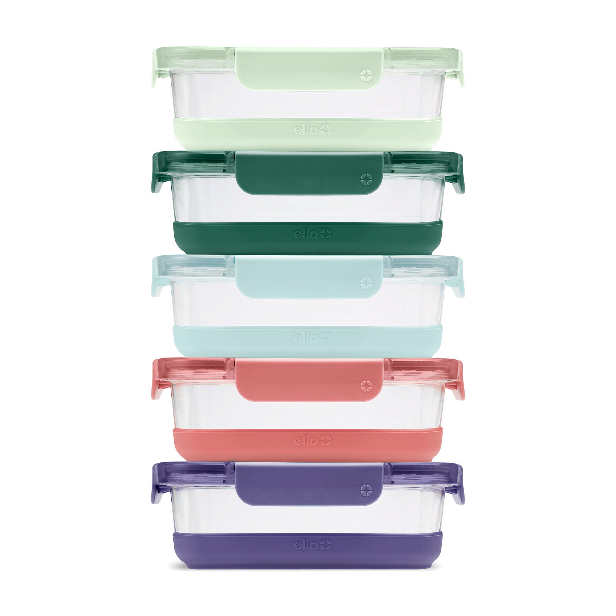 Ello Duraglass Refresh™ Meal Prep Containers, Set of 5 - Image 19