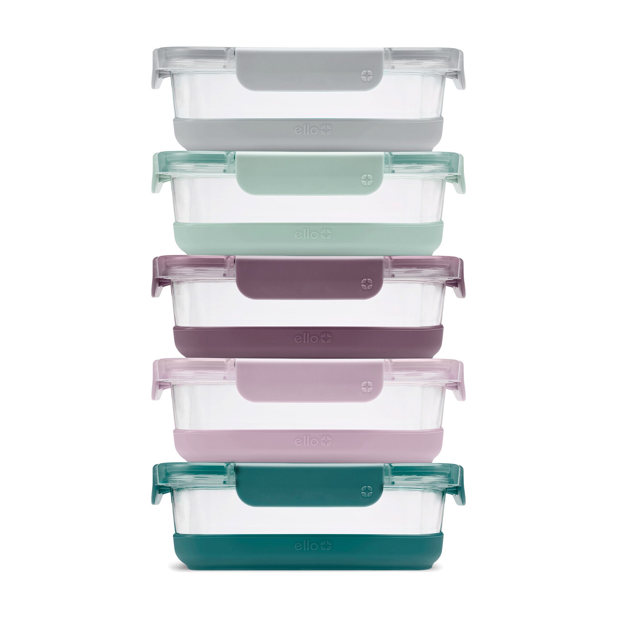 Ello Duraglass Refresh™ Meal Prep Containers, Set of 5 - Image 20
