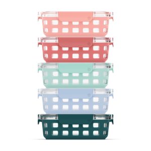 Duraglass™ Meal Prep Containers, Set of 5