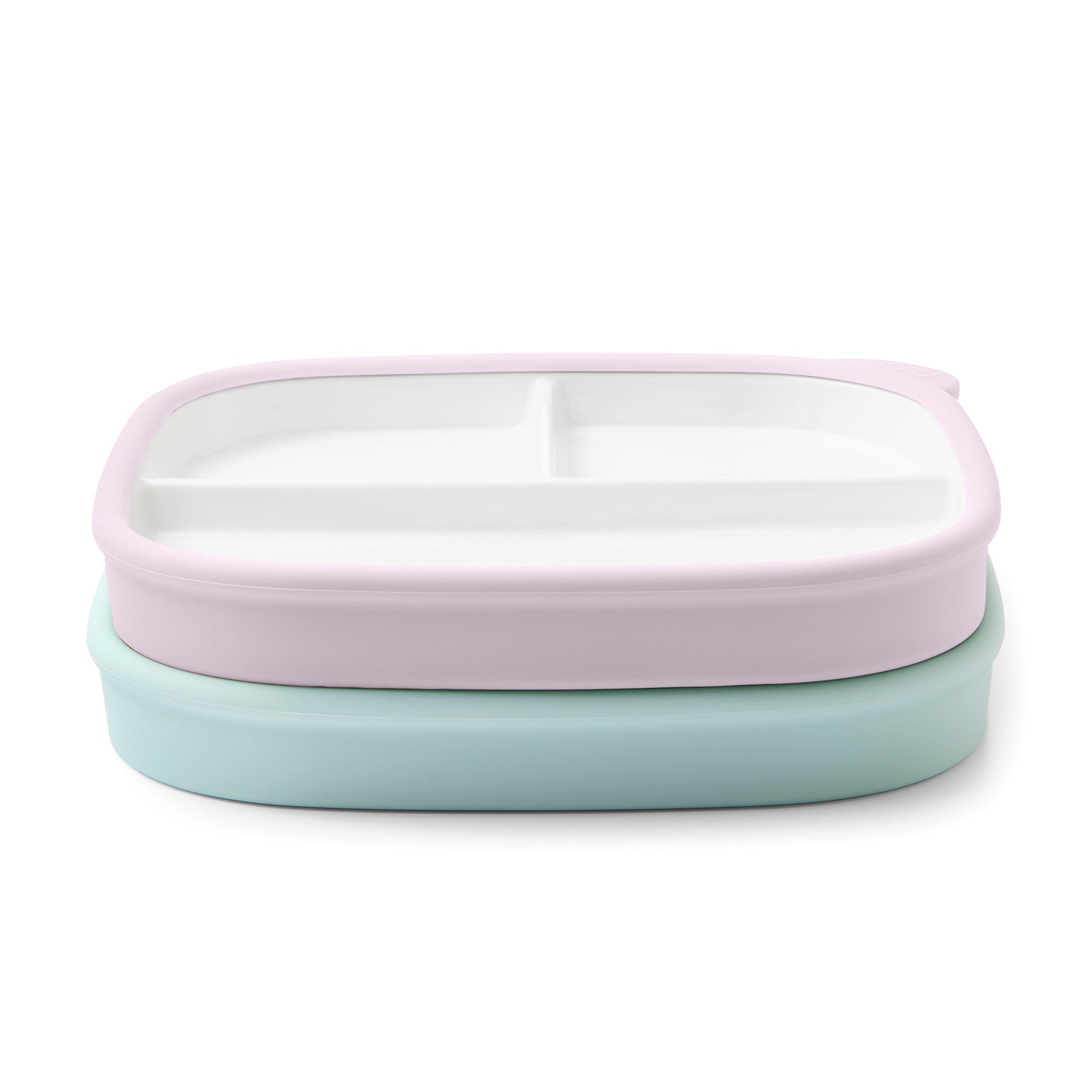 Clean Start Toddler Ceramic Divided Breakfast Plate - 2 Pack - Image 5
