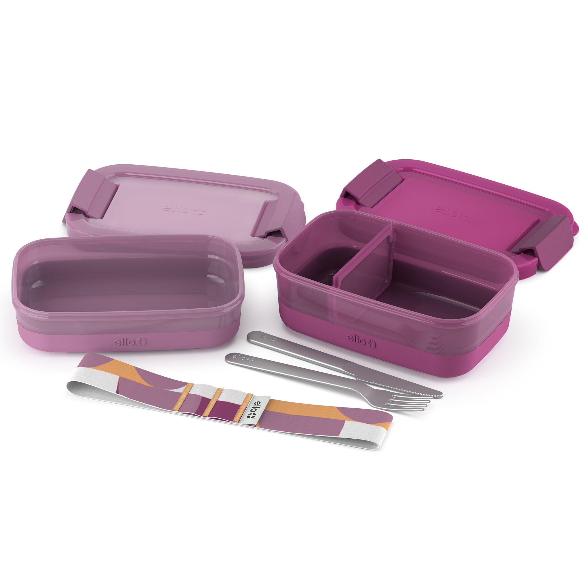 Lunch Bento Stack Plastic Food Storage Container, Set of 2 - Image 17