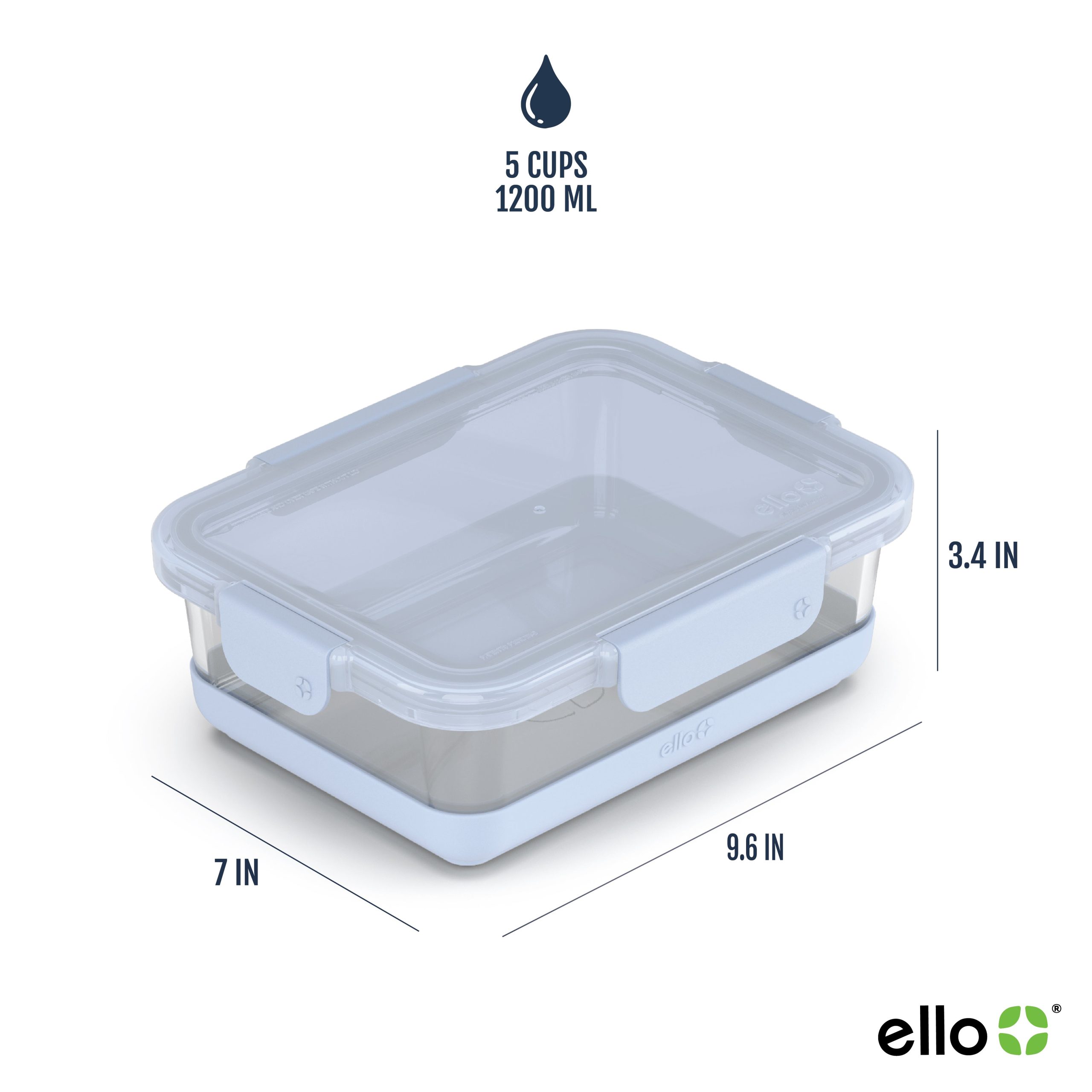 Replacement Lid - Ello Refresh 5 Cup Food Storage Container - Image 2
