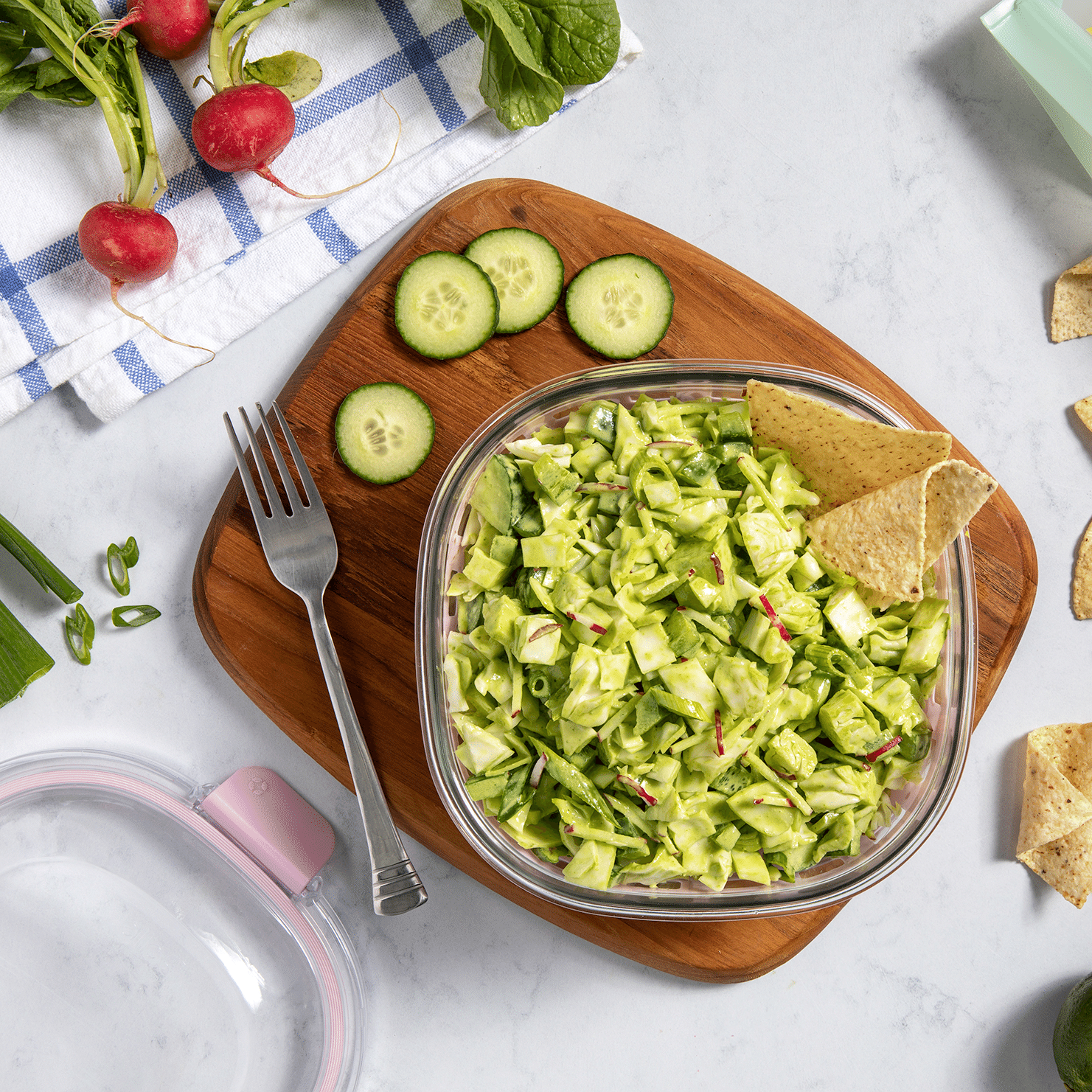 Duraglass™ 5 Cup Lunch Bowl Container - Image 2