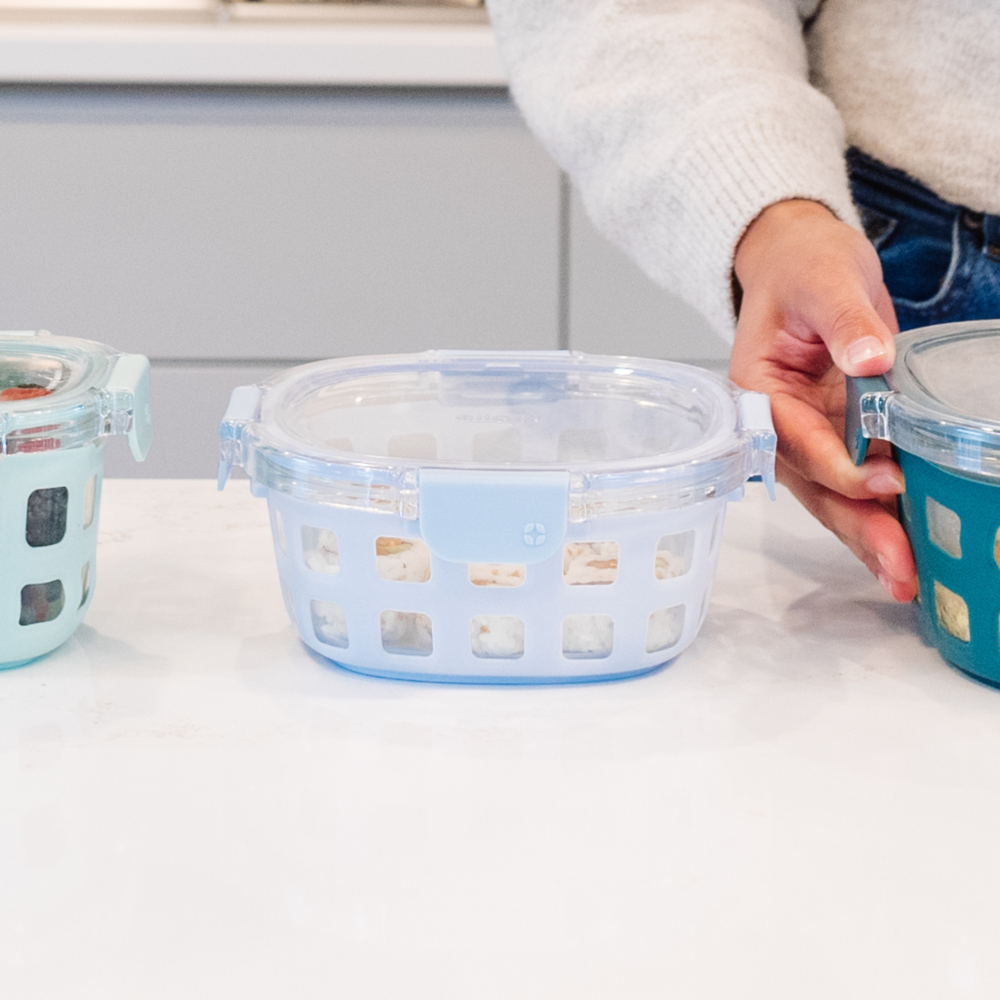 Duraglass™ Round Meal Prep Containers, Set of 5 - Image 2