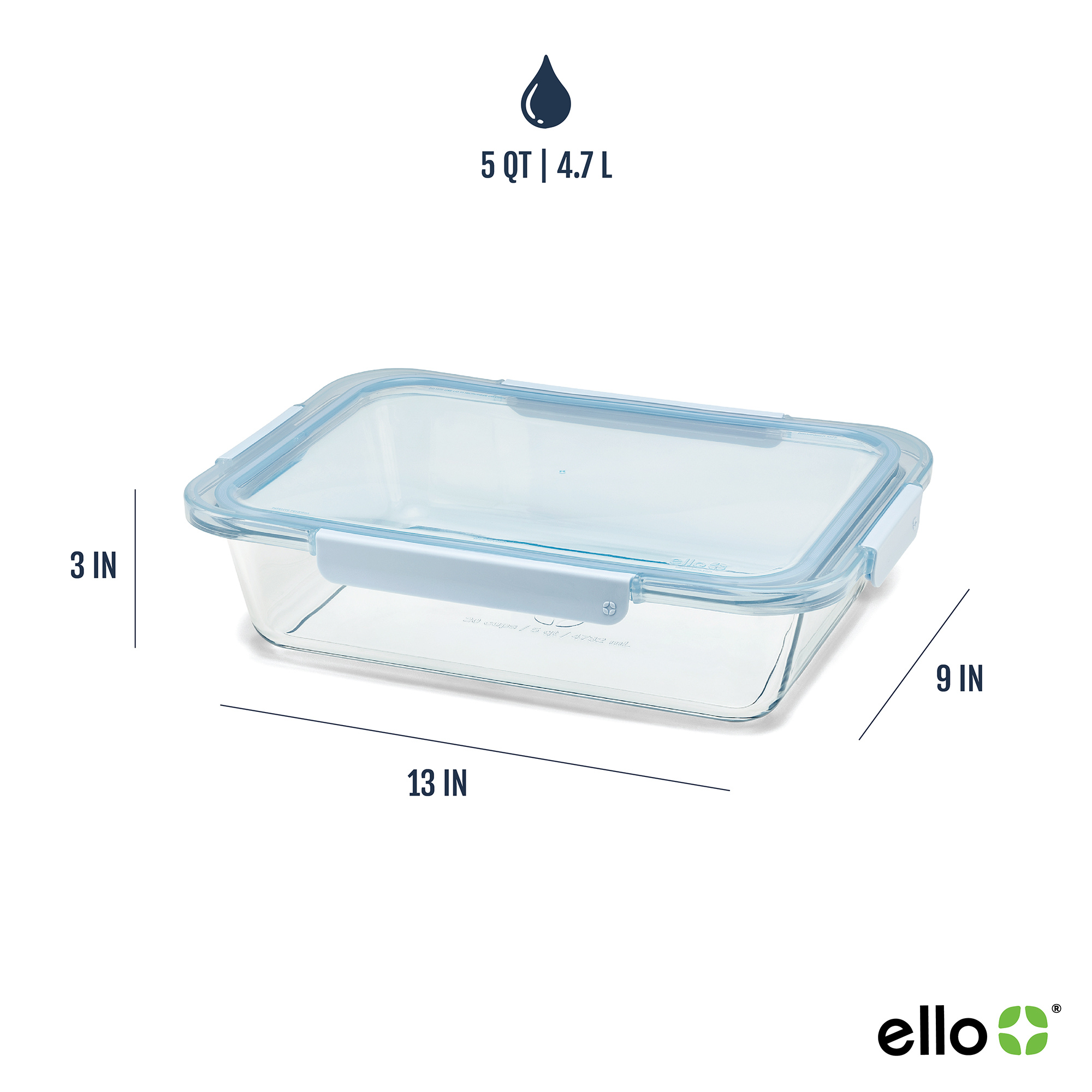 Color Lock® Glass 9x13 Deep Bakeware - Image 3