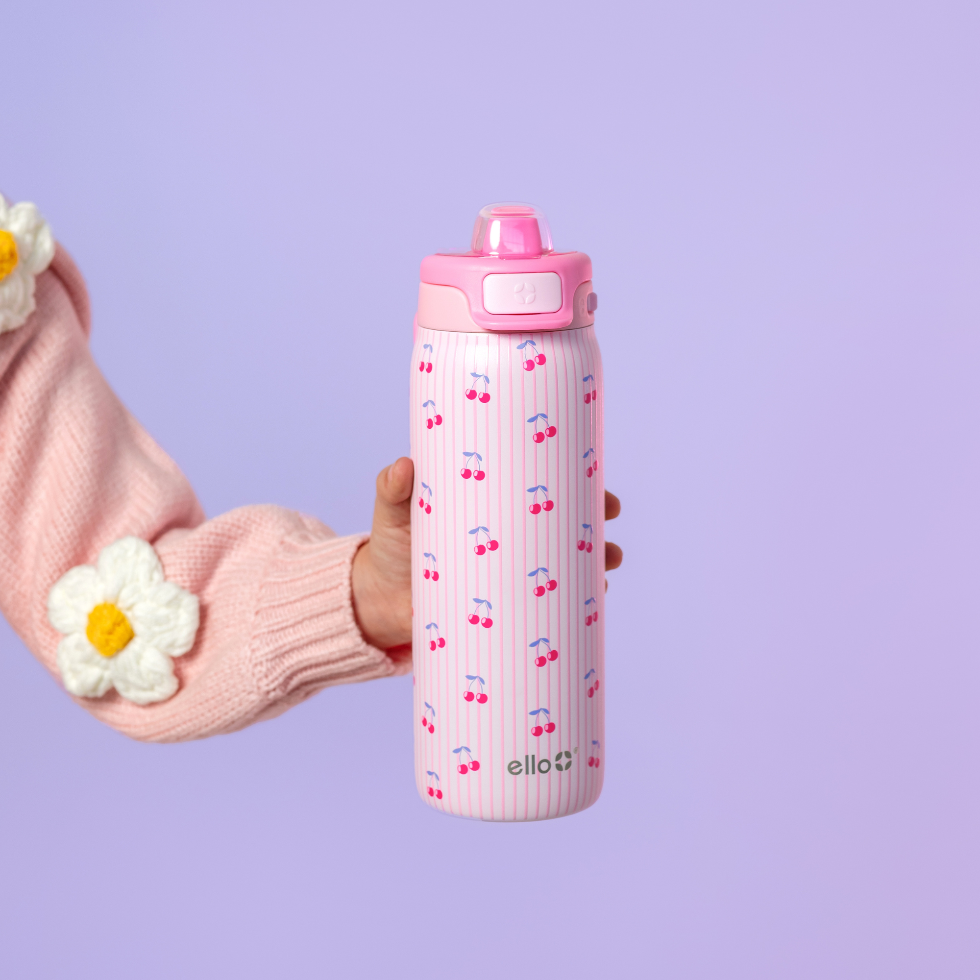 Pop & Fill Toddler Water Bottle - 12oz, Stainless Steel - Image 2